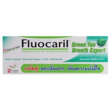 Зубная паста Fluocarin Зеленый чай и Гуава, освежающая дыхание 2 тубы по 160гр