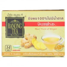 Ranong Tea Имбирный без сахара растворимый 5 гр х 14 пакетиков