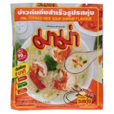 Тайский рисовый суп с креветками Mama 50 грамм