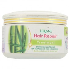 Маска для выпрямления  волос с кератином для поврежденных волос Lolane 200 грамм