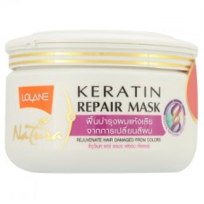 Кератиновая маска для восстановления волос Lolane 200 грамм