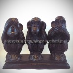 Статуэтка со смыслом «Три обезьяны»